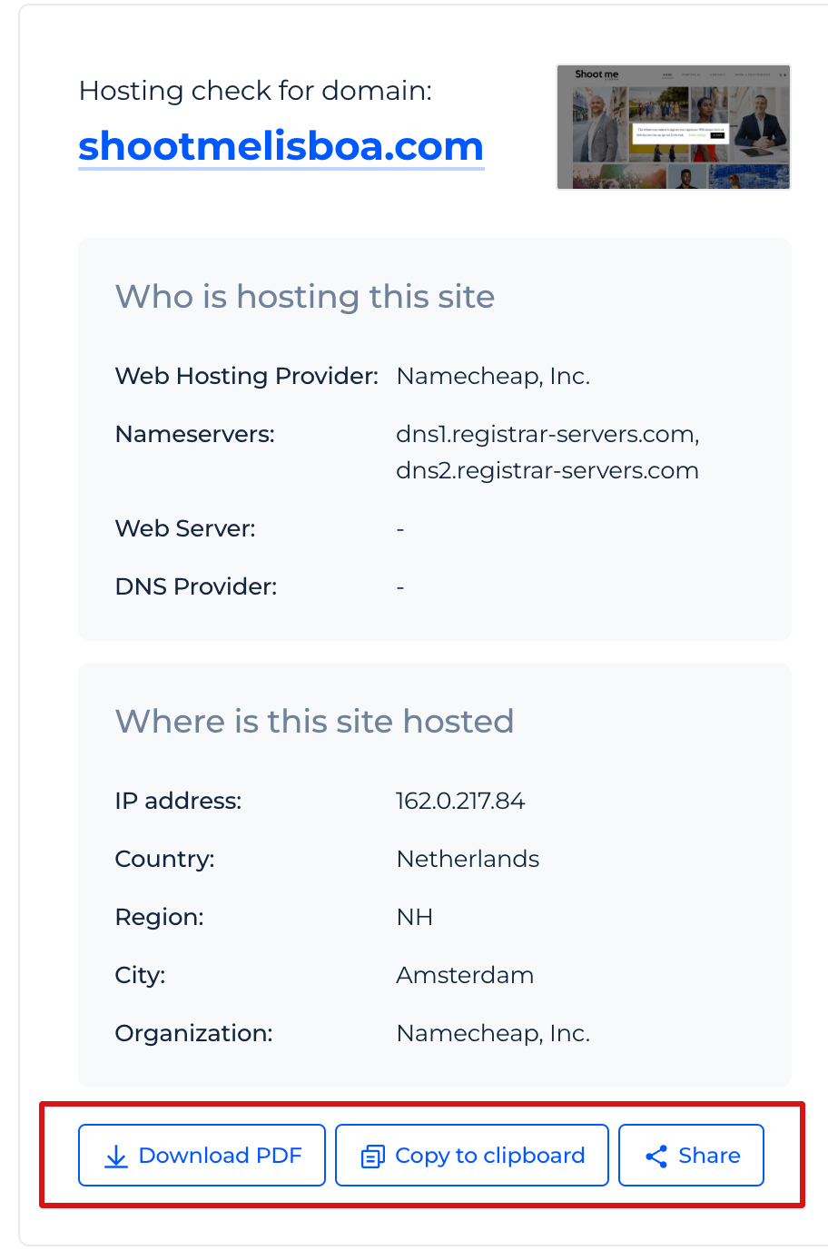 Hosting Checker - Find out who is hosting any website