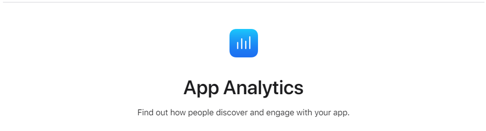 app analytics page