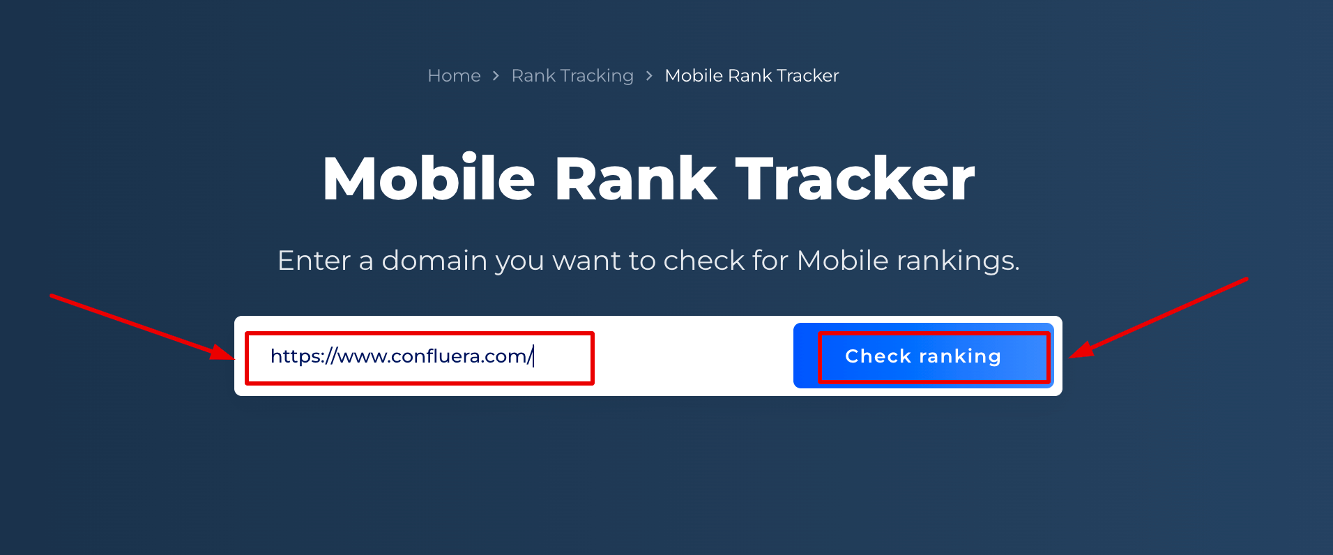 Mobile Rank Tracker