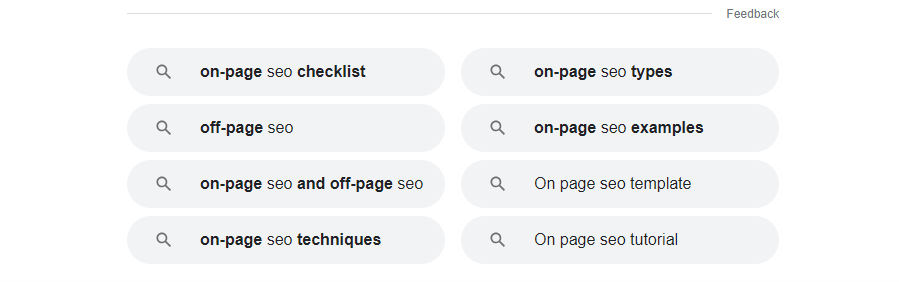 Related Search Terms