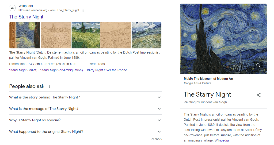 Starry Night Info