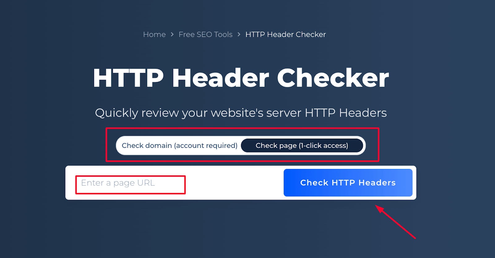 HTTP Header Checker