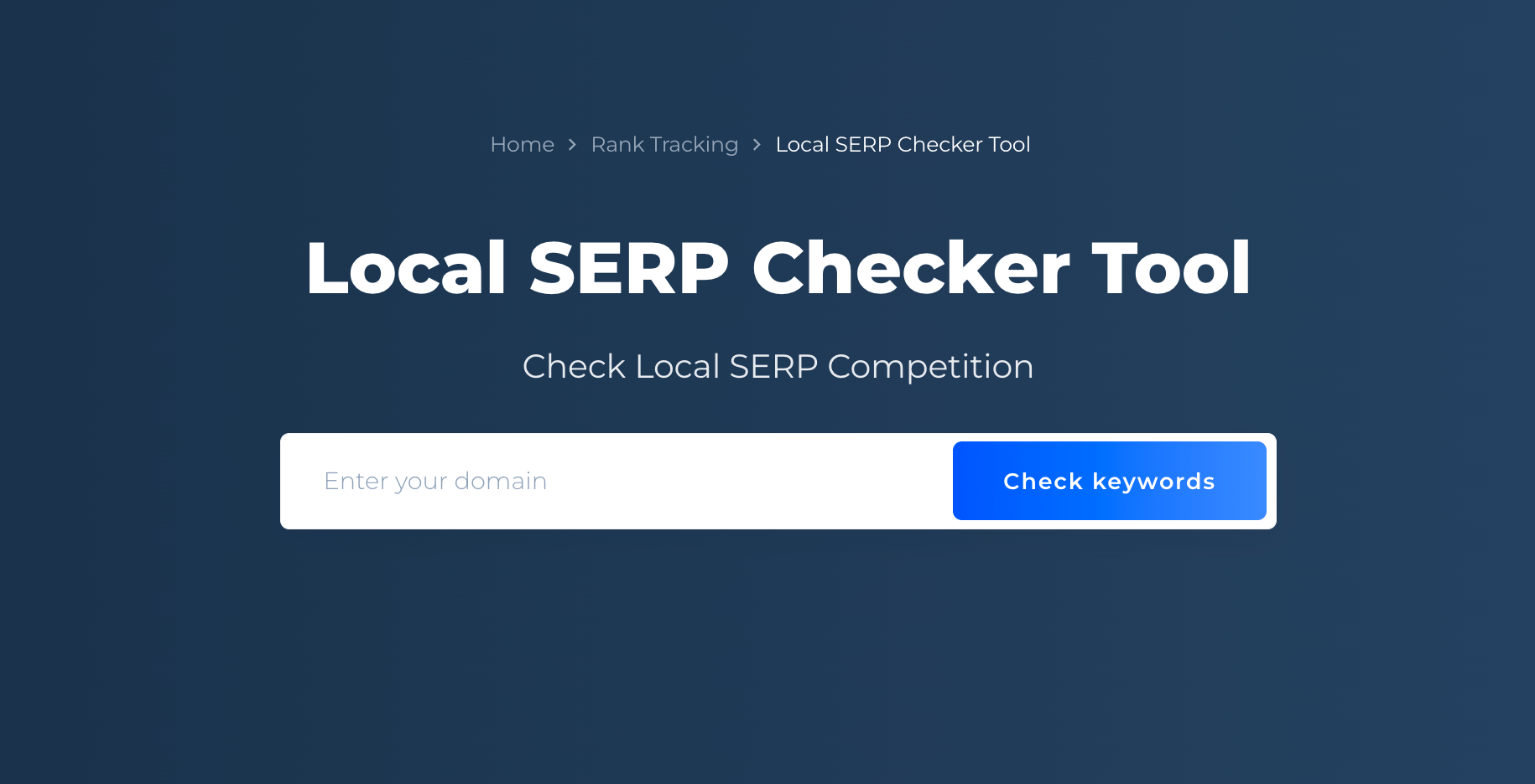 Local SERP Checker