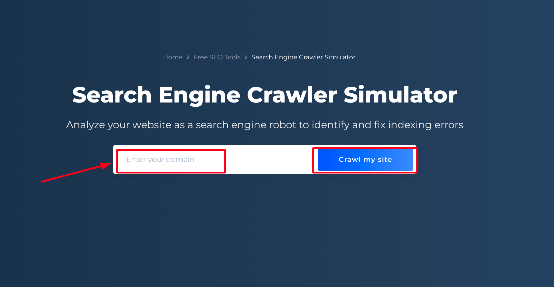 Search Engine Crawler Simulator