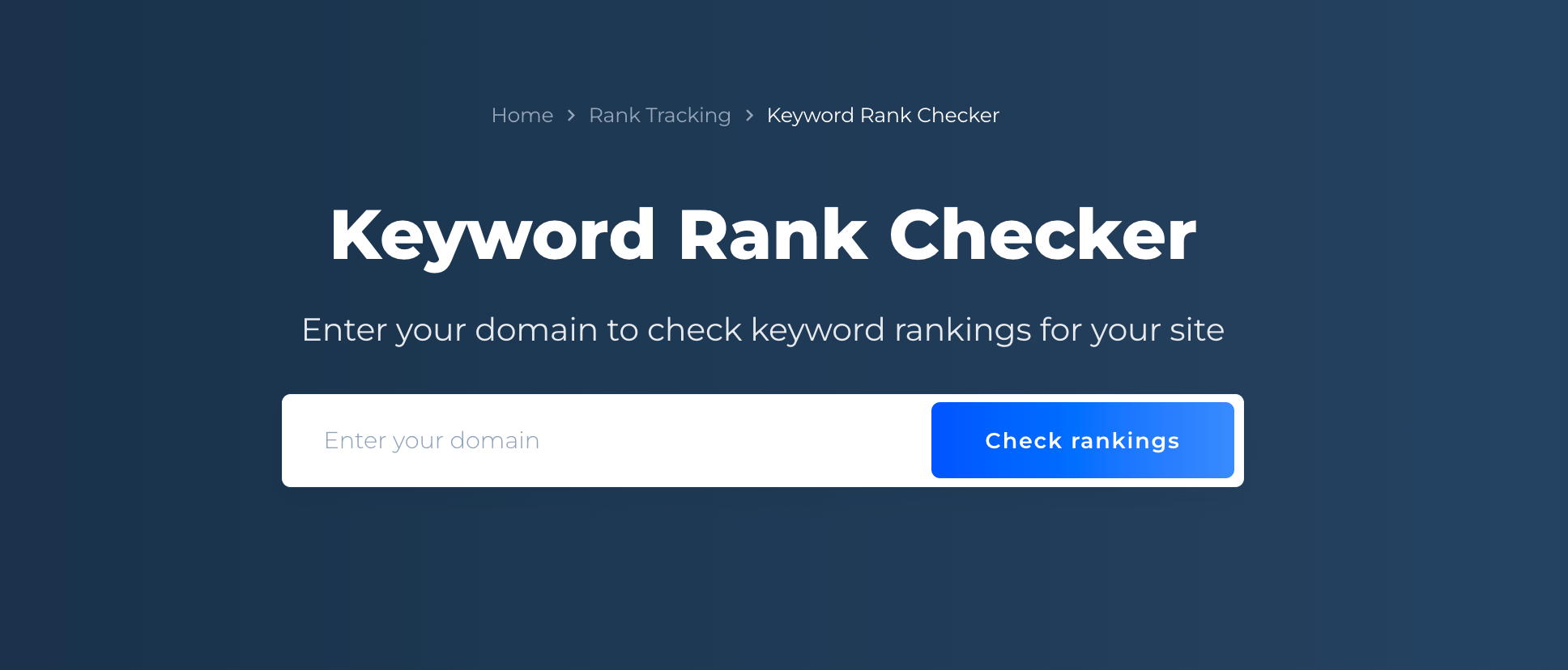 Keyword Rank Checker