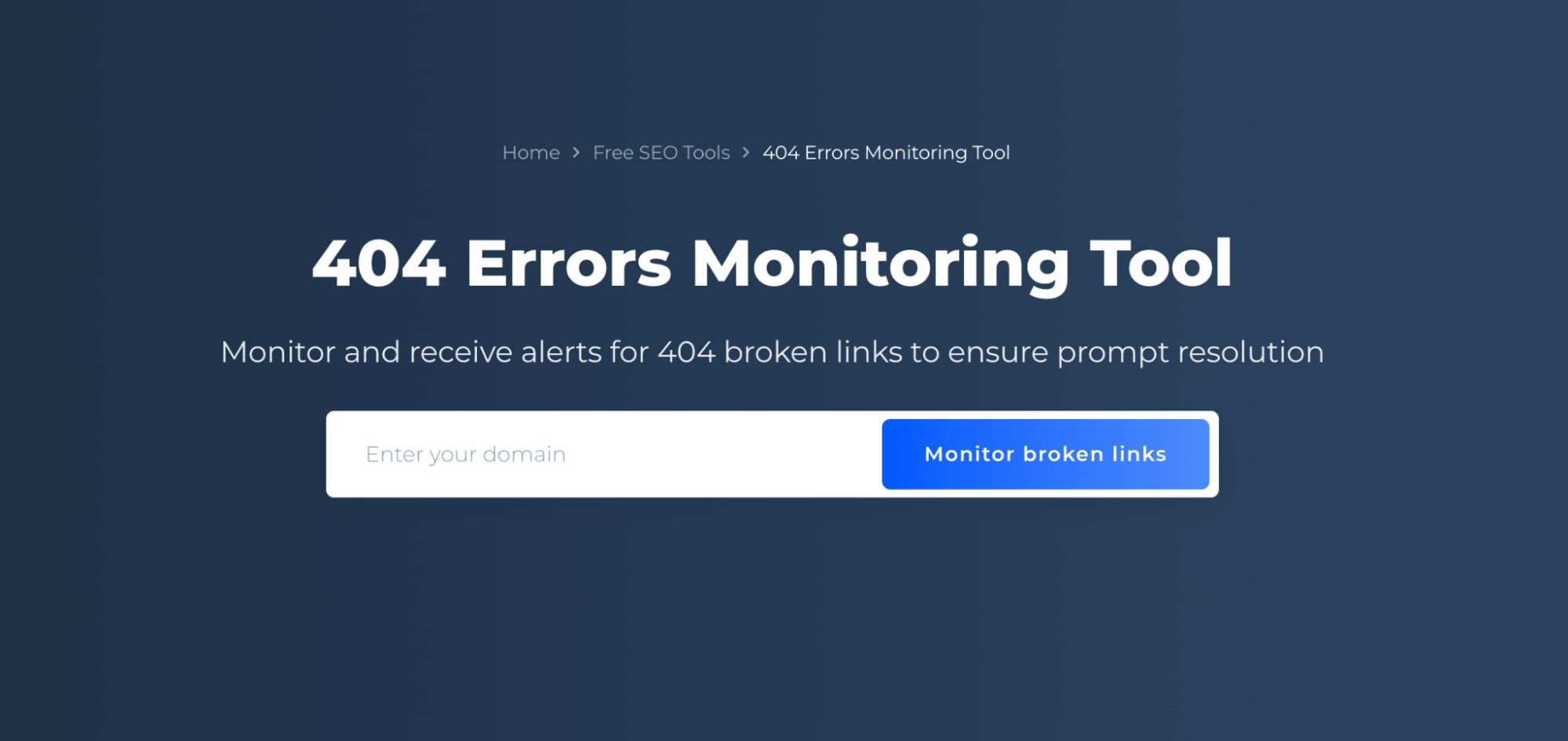 404 Errors Monitoring