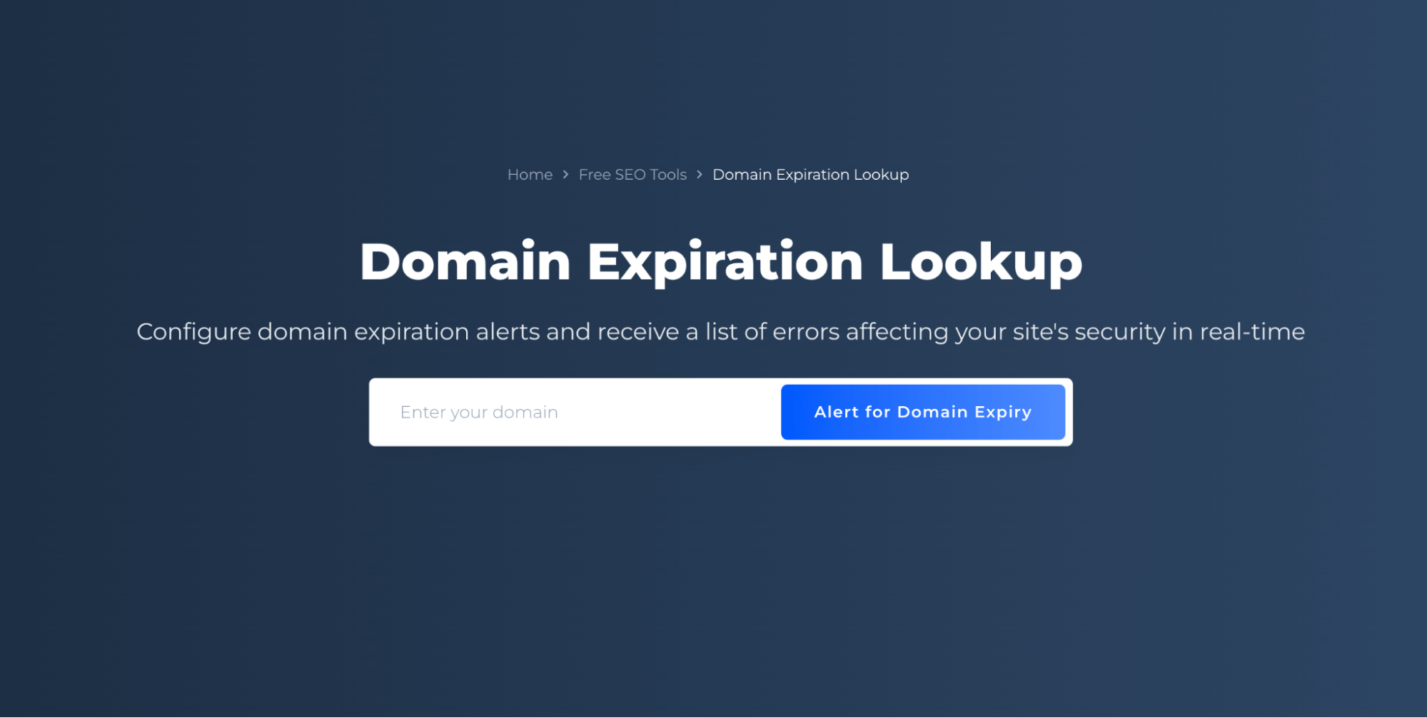 Domain Expiration Lookup