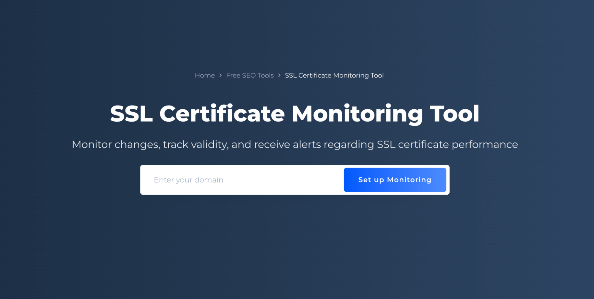 SSL Certificate Monitoring Tool