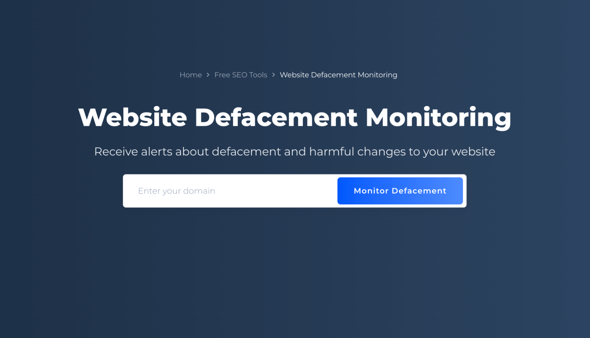 Website Defacement Monitoring