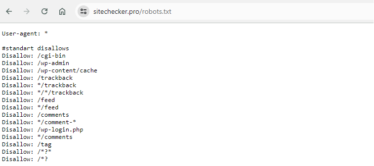 Sitechecker Robots.txt