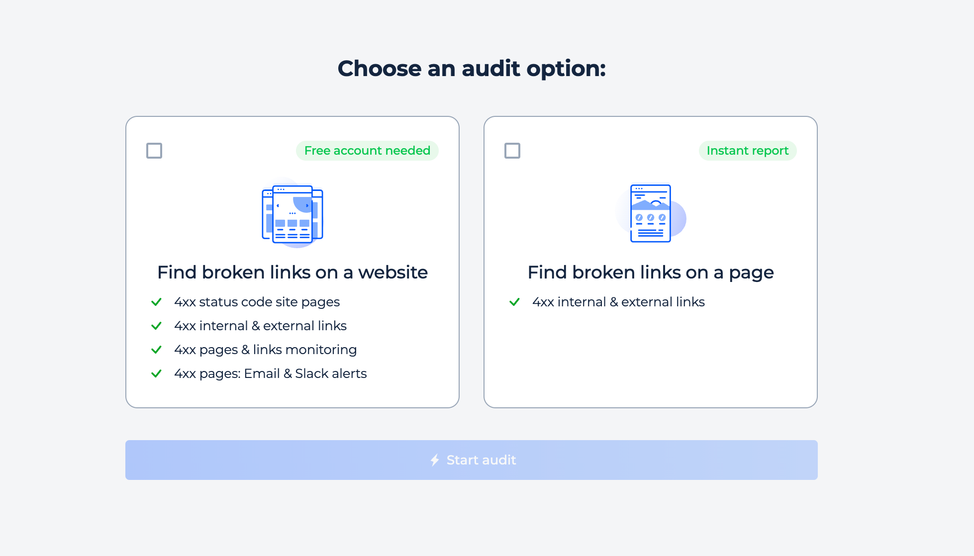 Nettsted Broken Link Checker