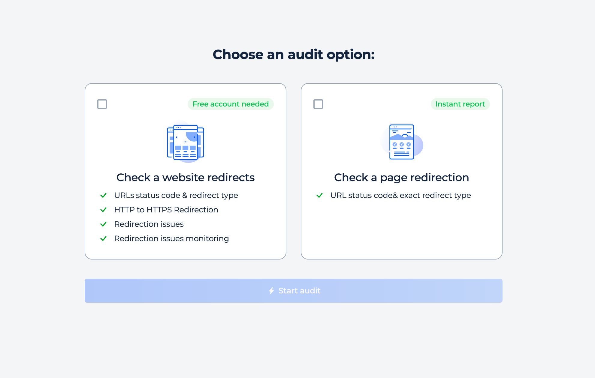 Vérificateur de redirection d'URL de domaine