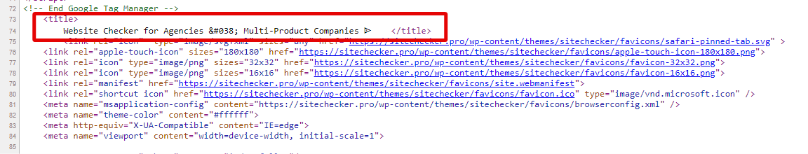 Sitechecker Title