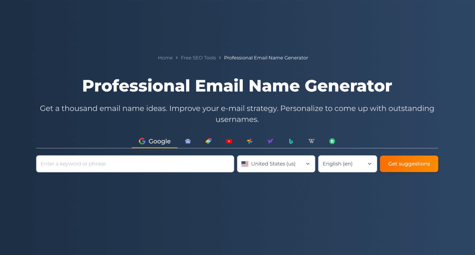 Email Name Generator