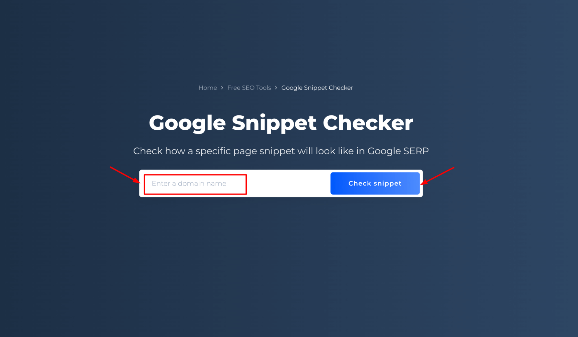 Google Snippet Checker