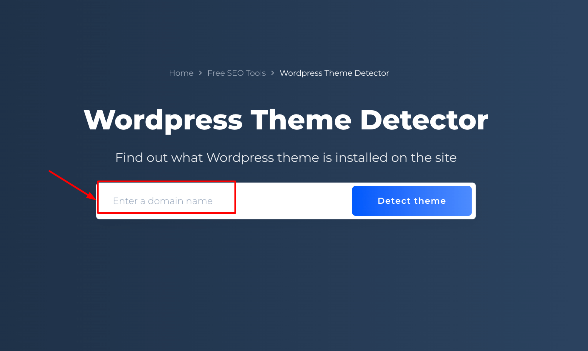 Detector de temas WordPress