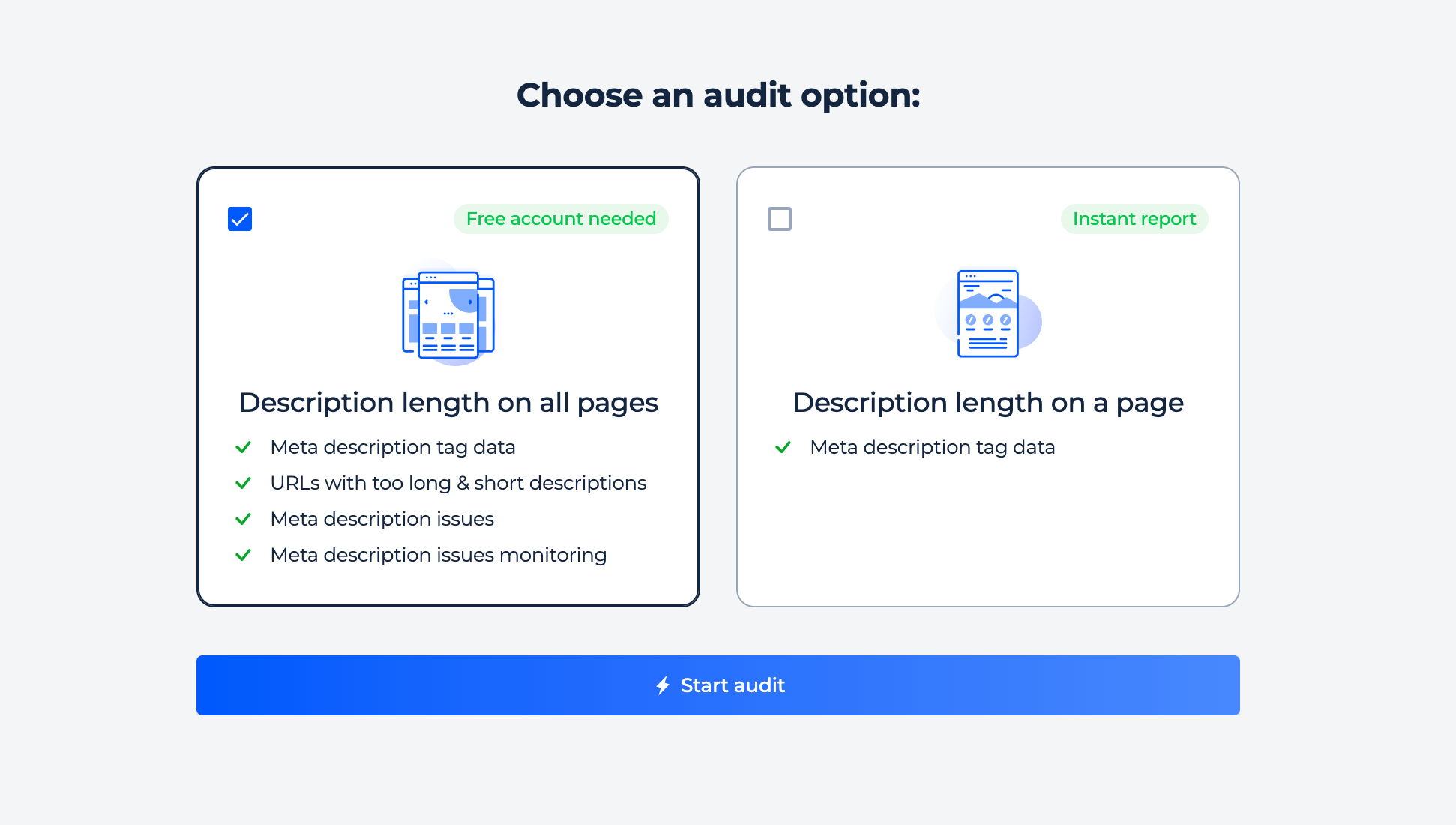 Test the Description Length of All Pages