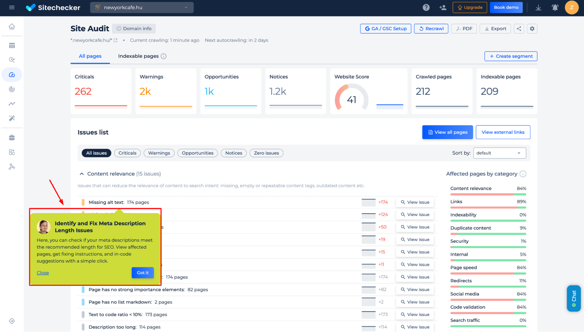 Description Length Issues