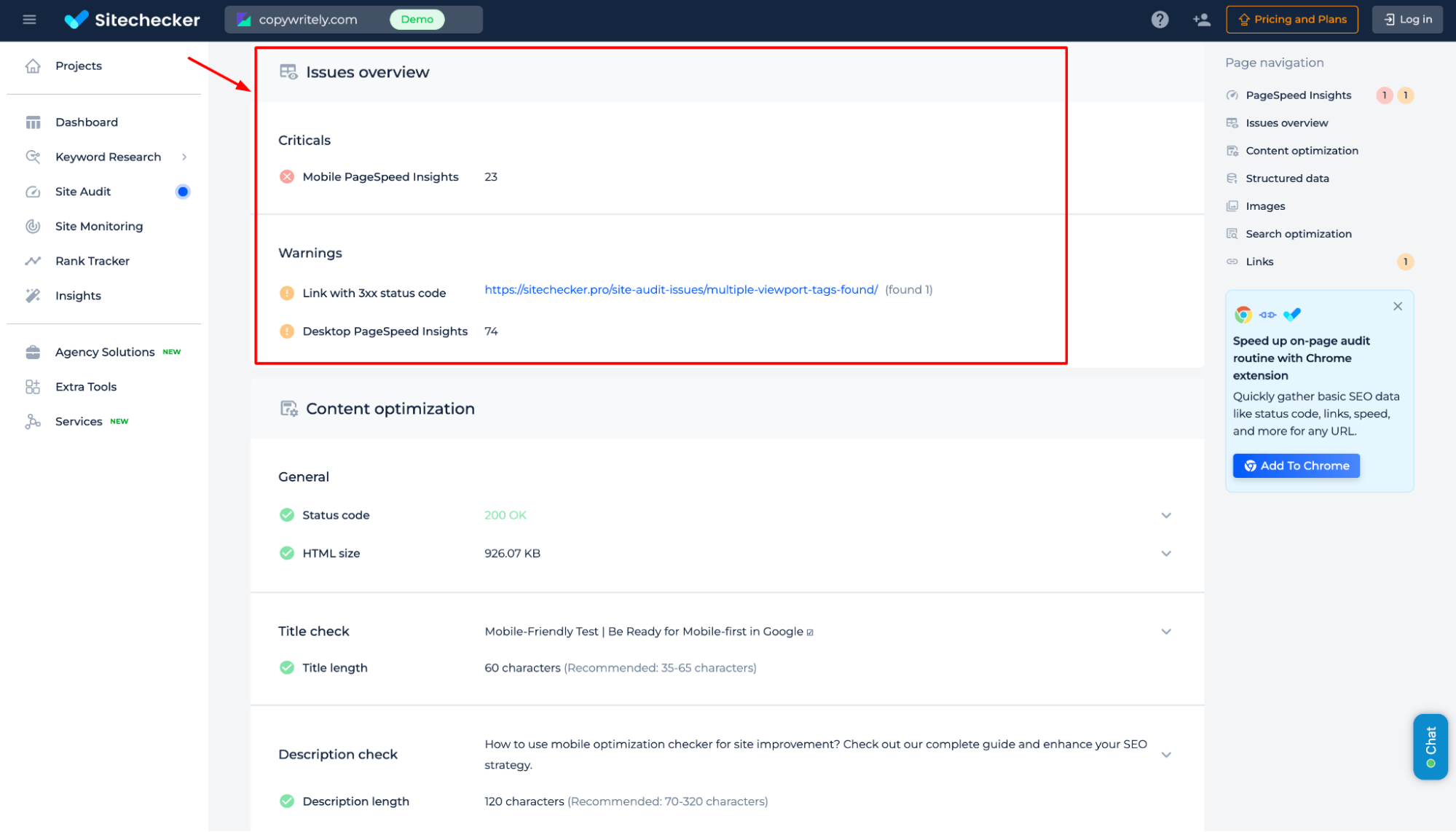 Issues Overview