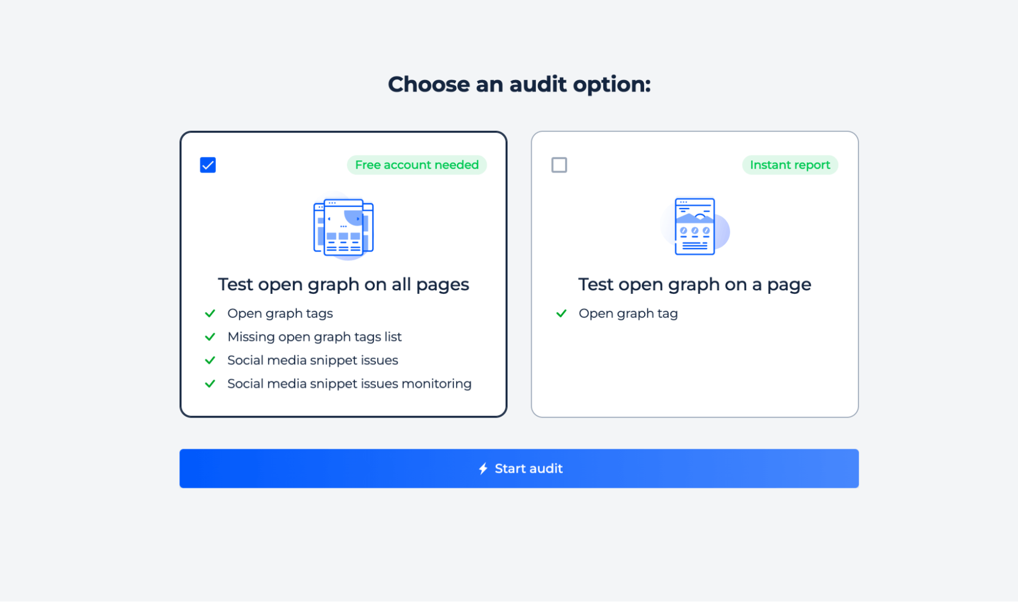 Tester Open Graph sur toutes les pages