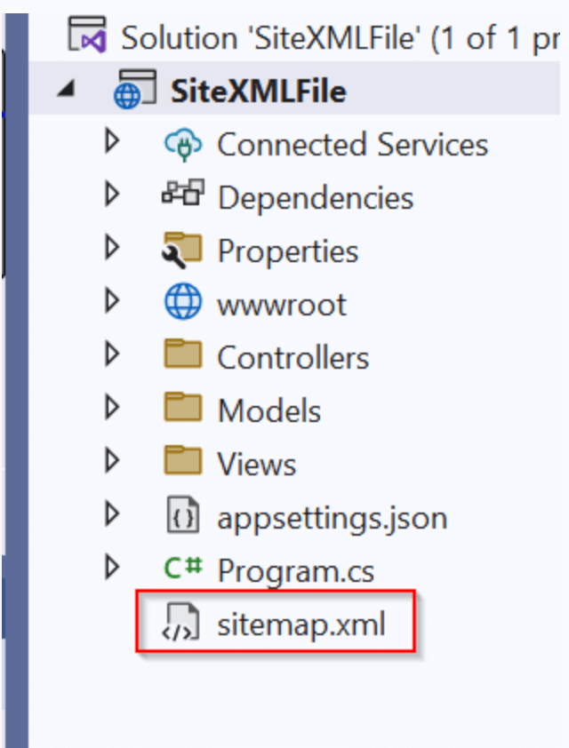 Locate Sitemap.xml