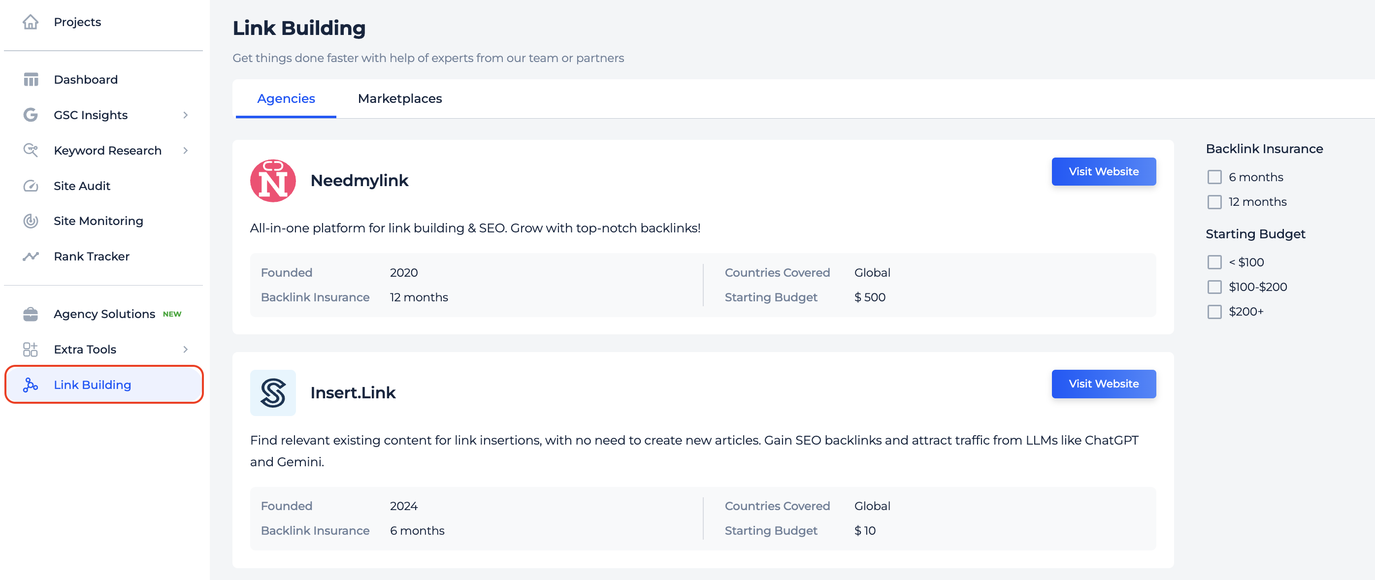 Link building