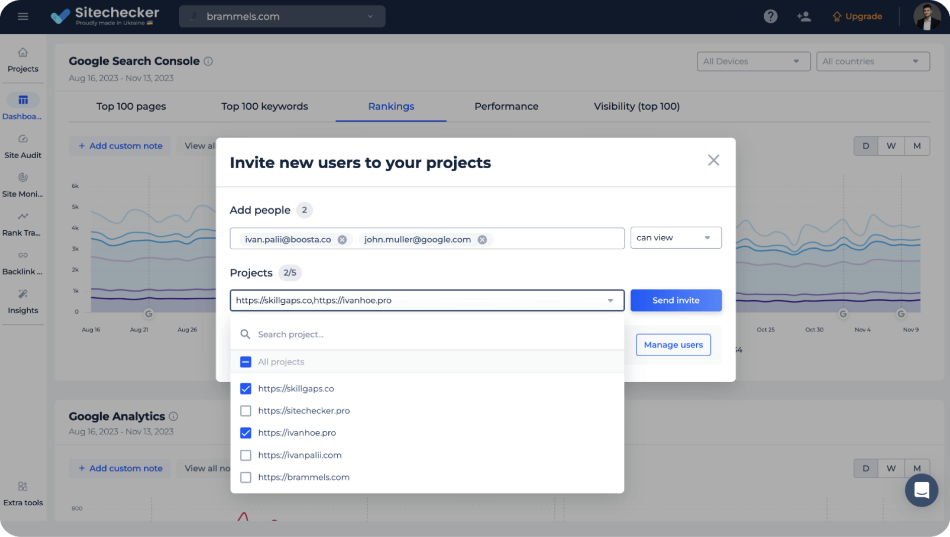 Unlimited team & client access