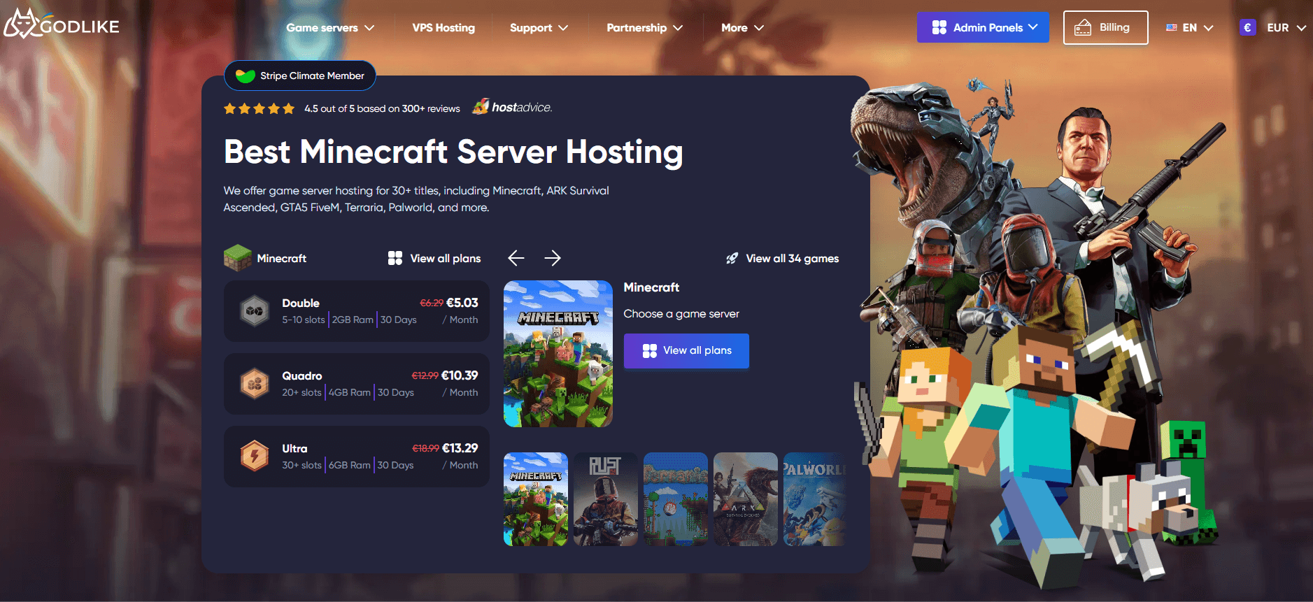 Godlike.host – Best Minecraft Server Hosting