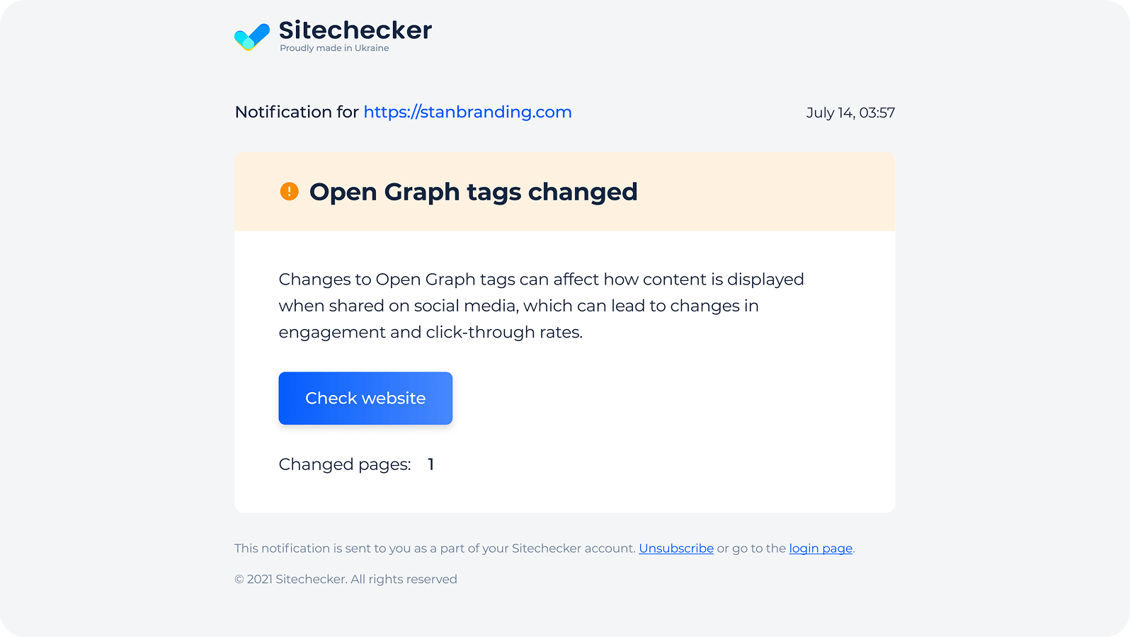 Real-time SEO change alerts