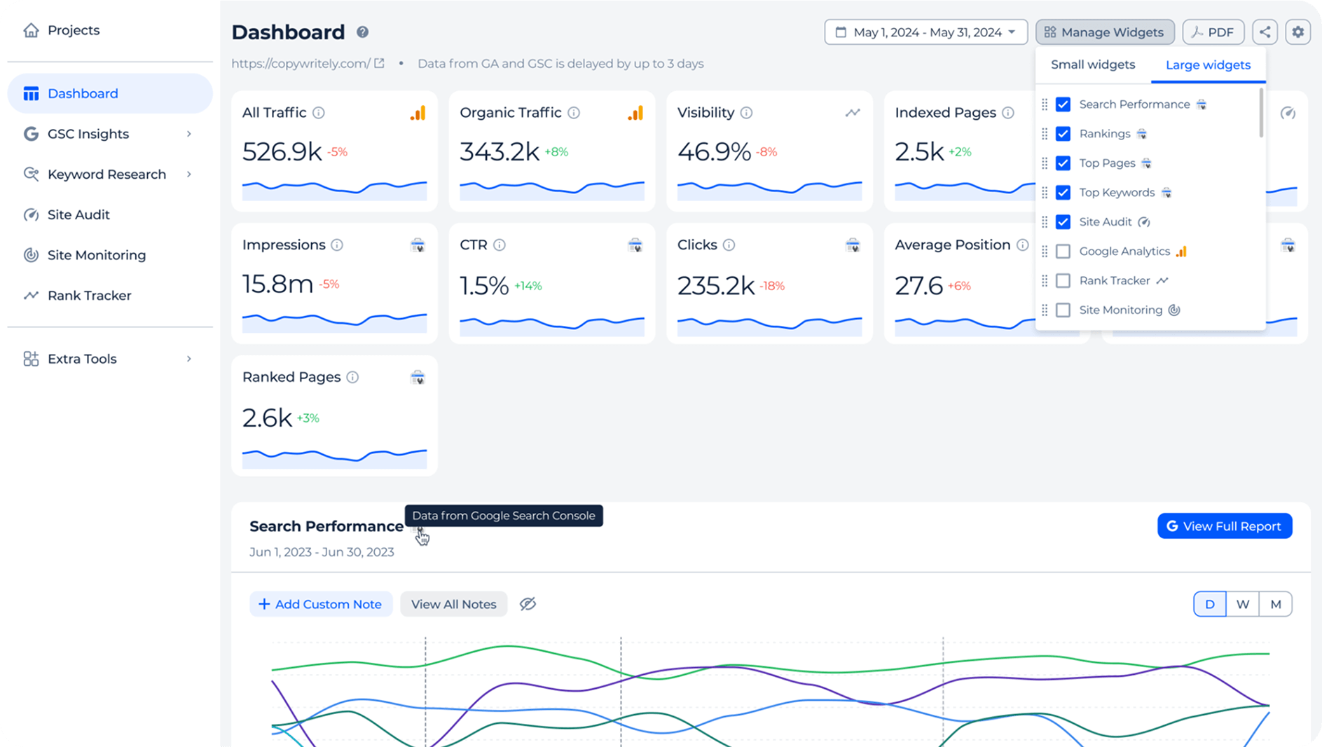 All-in-one client dashboard with instant setup