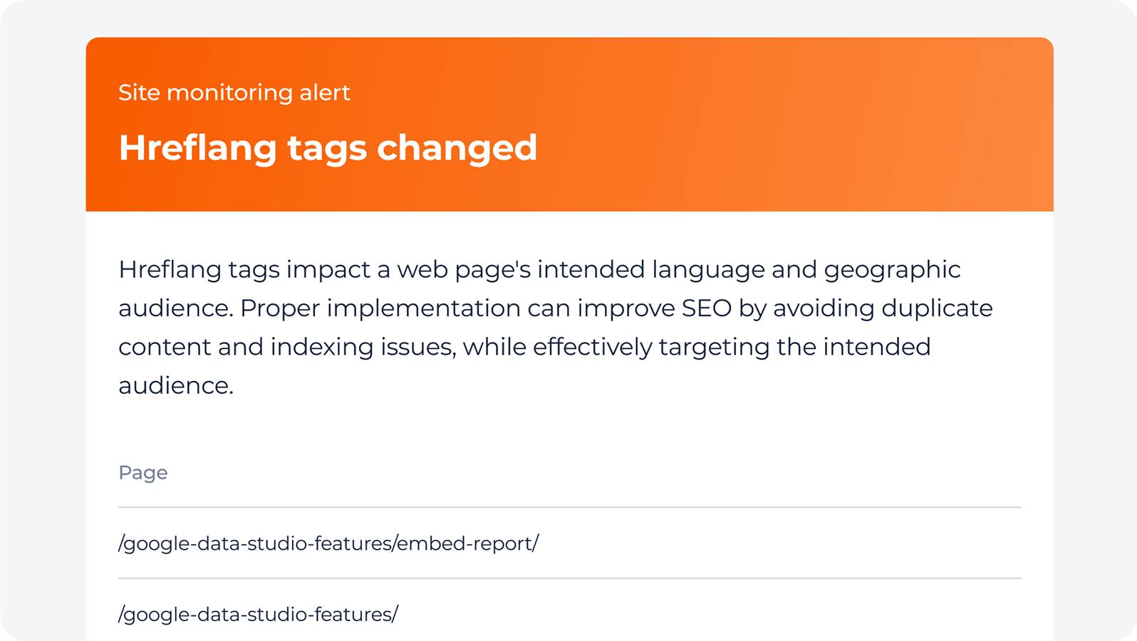 Technical & сontent SEO alerts