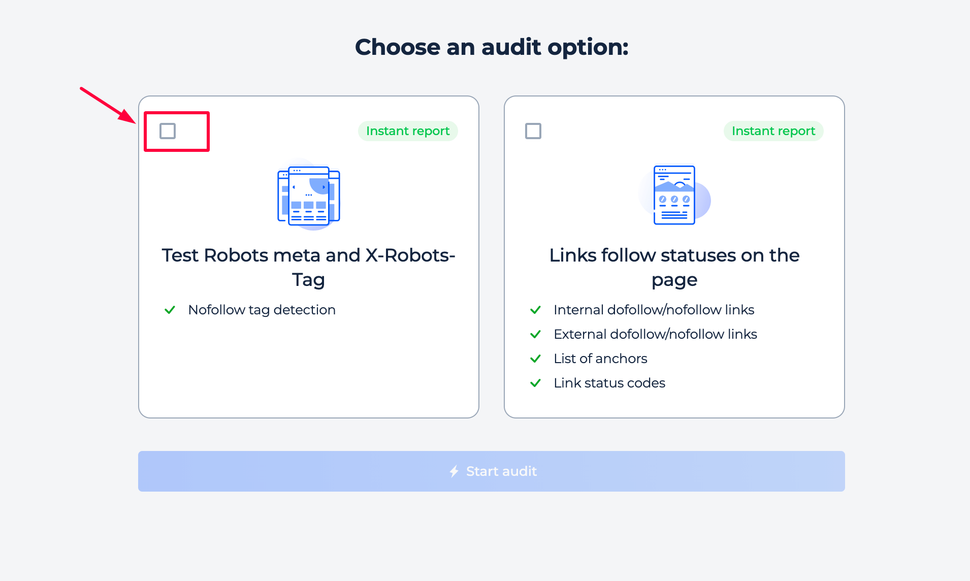 Test Robots meta and X-Robots-tag