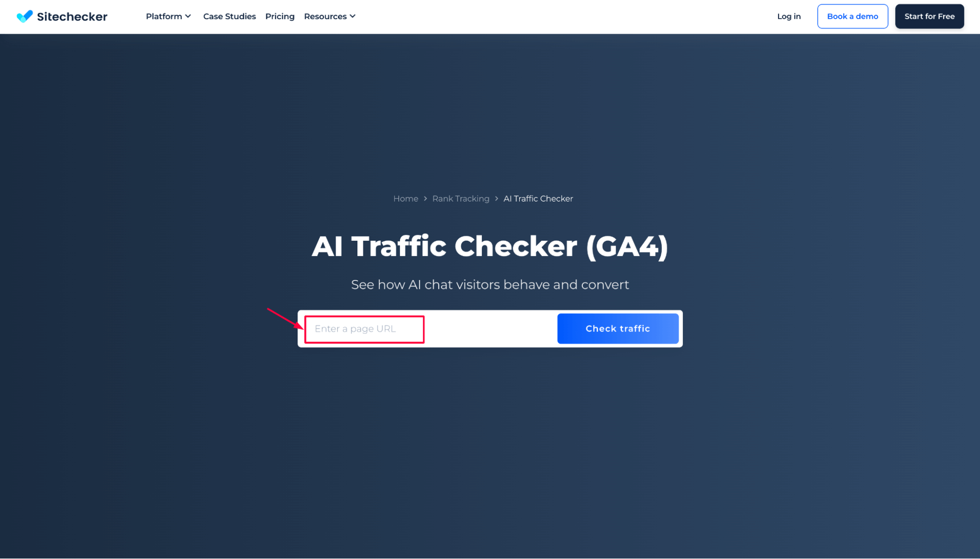 AI Traffic Checker