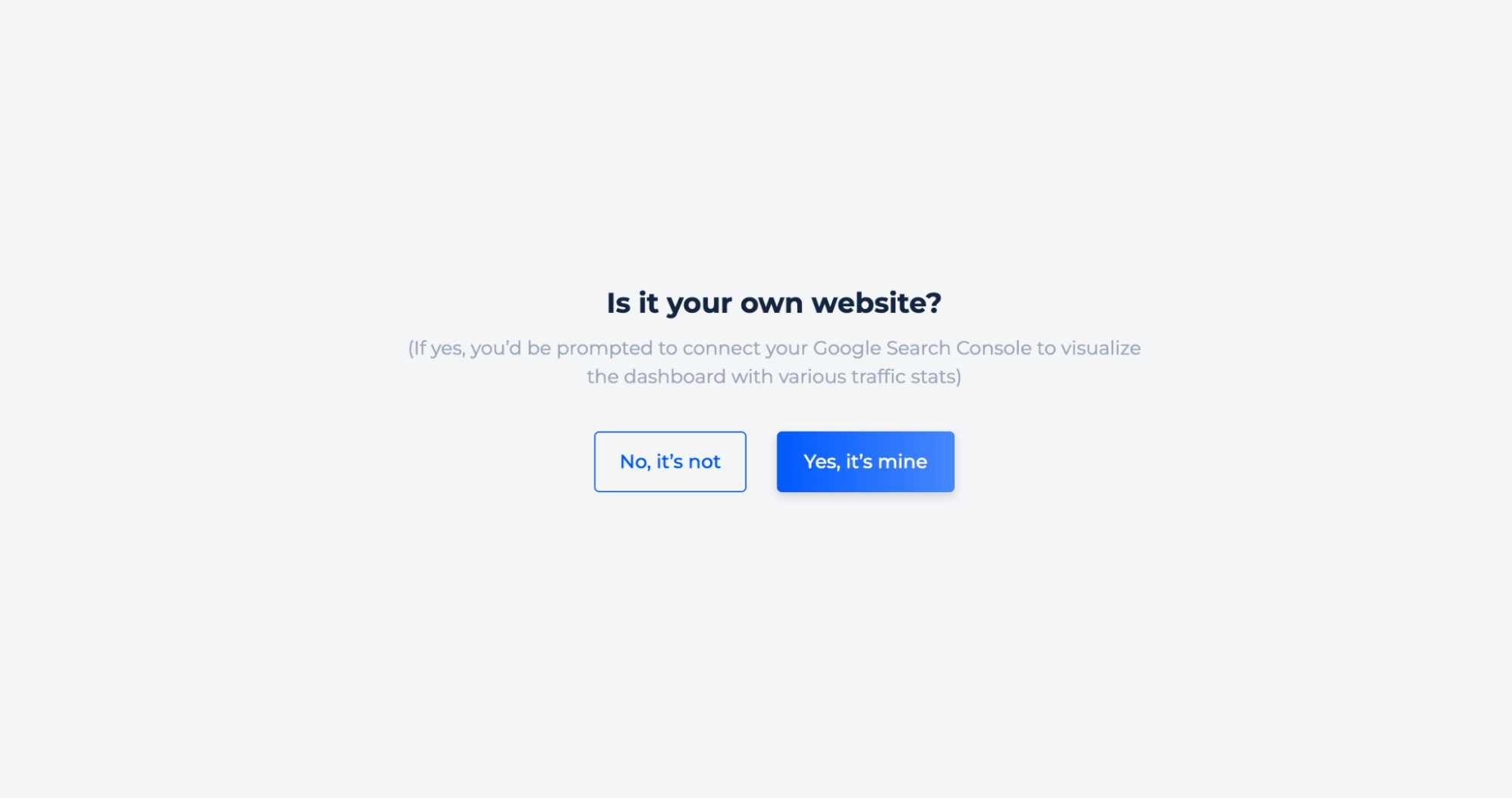 Is it your own website?