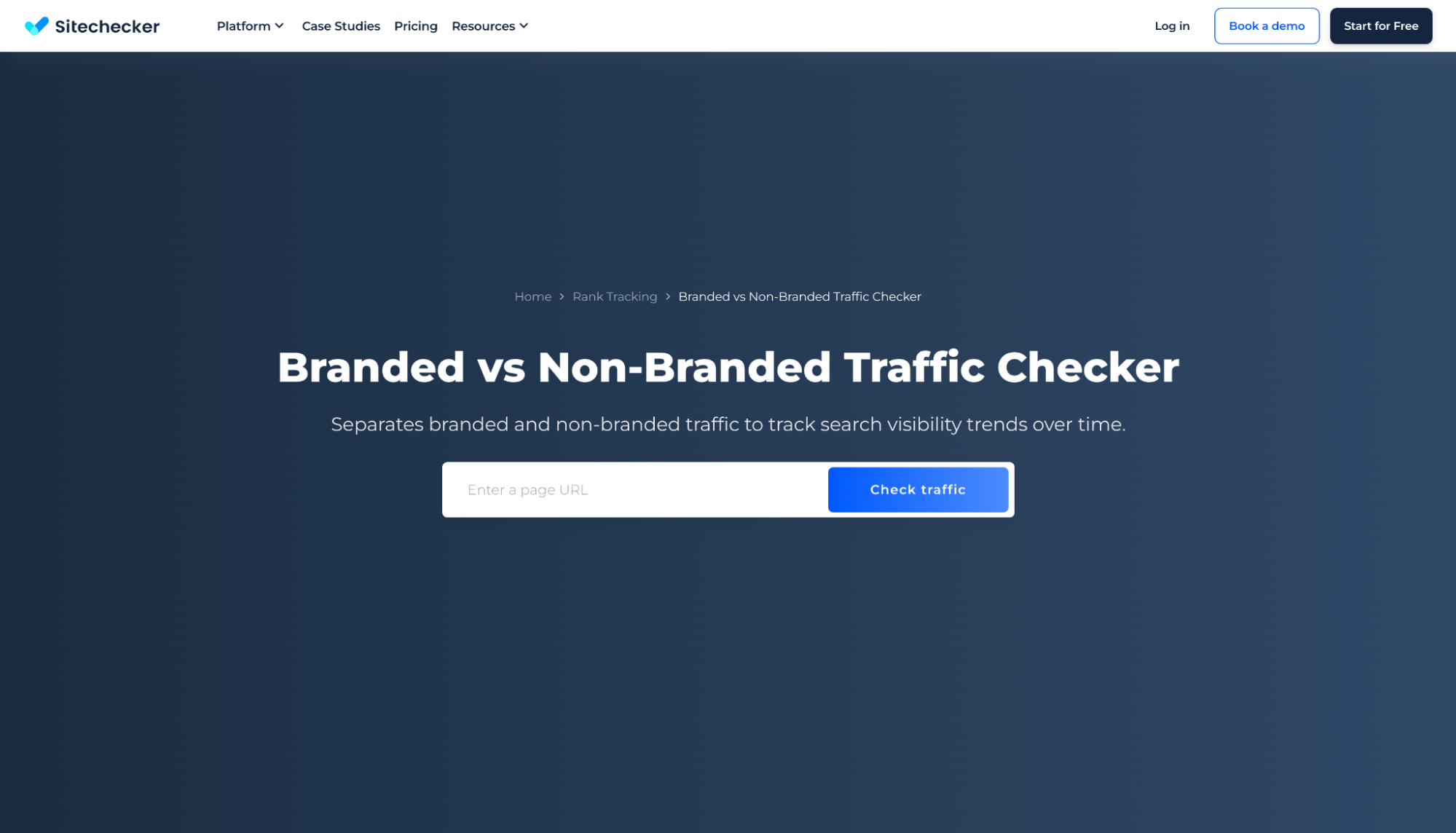 Branded vs Non-branded Traffic Checker