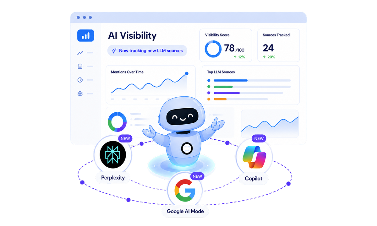 NEW: Track your brand in 3 more AI models